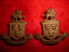 M116 - Wentworth Regiment Collar Badge Pair (More Defined Dragons)